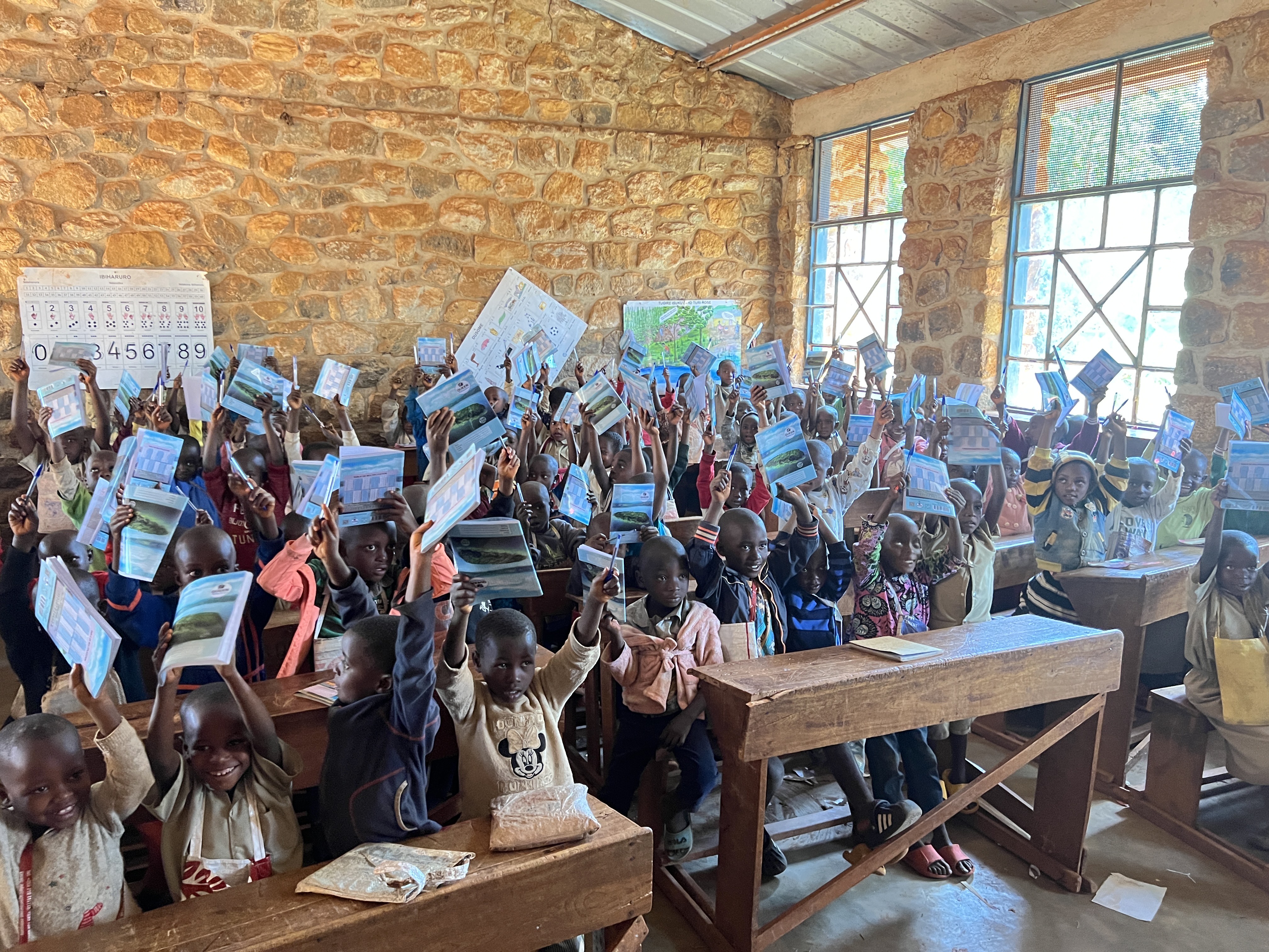 Students at Discovery School Kibuye